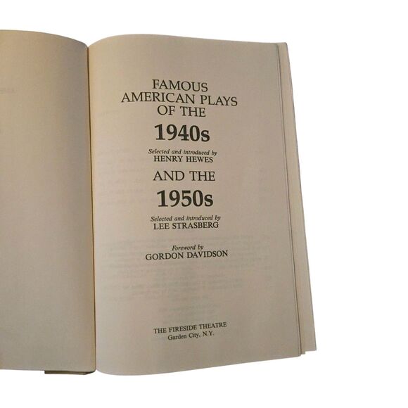 Vintage Famous American Plays Of The 1940's And 1950's By Gordon Davidson - Picture 8 of 10